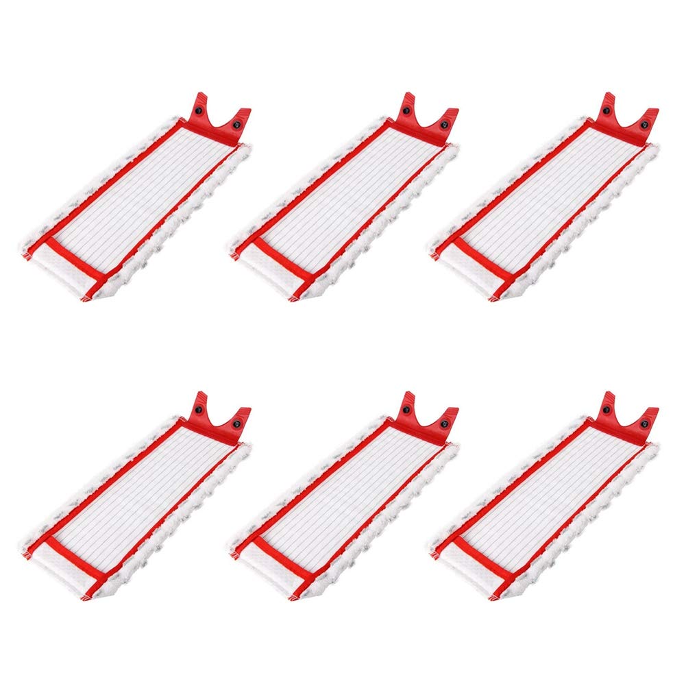 Serpillères microfibre haute absorption lot de 6 compatibles balai 1-2