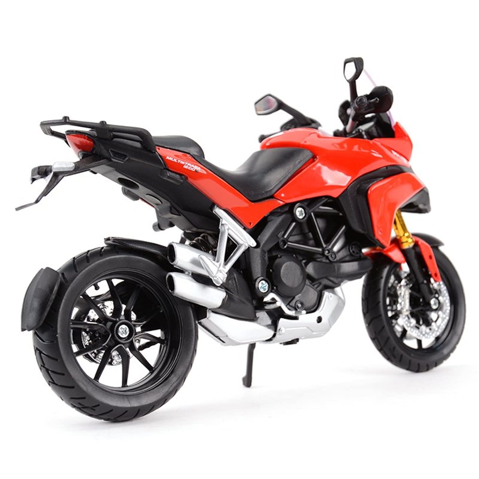 per Ducati Multistrada 1200S 1:12 Modello di Auto Pressofusa Rossa in Lega di Simulazione Auto da Collezione Hobby Modello di Moto Regalo Ornamento Modelli di Moto