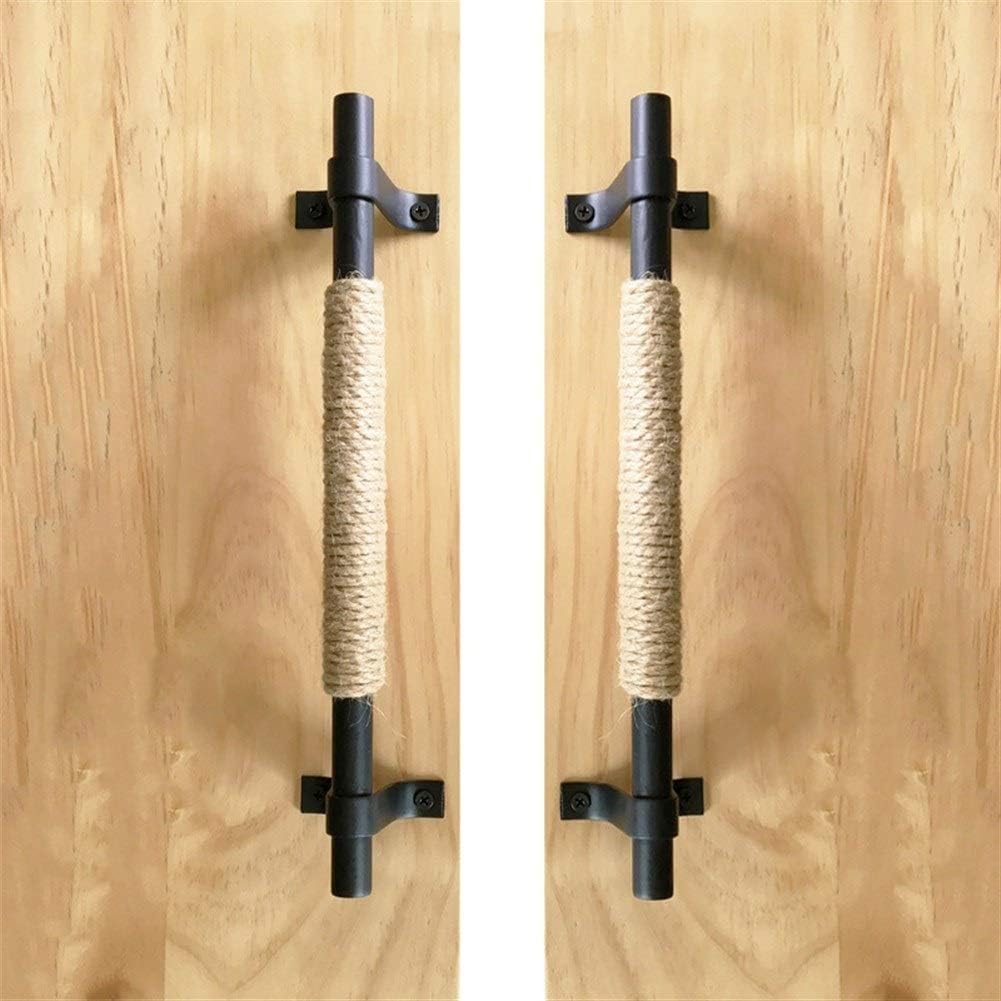 Xianglaa-Rustic Cabinet Handles, Furniture Creative Handle, Retro Hemp Rope Handle, Simple Wardrobe Handle, Barn Sliding Door Drawer Knob, Cupboard Closet Hardware, Hardware