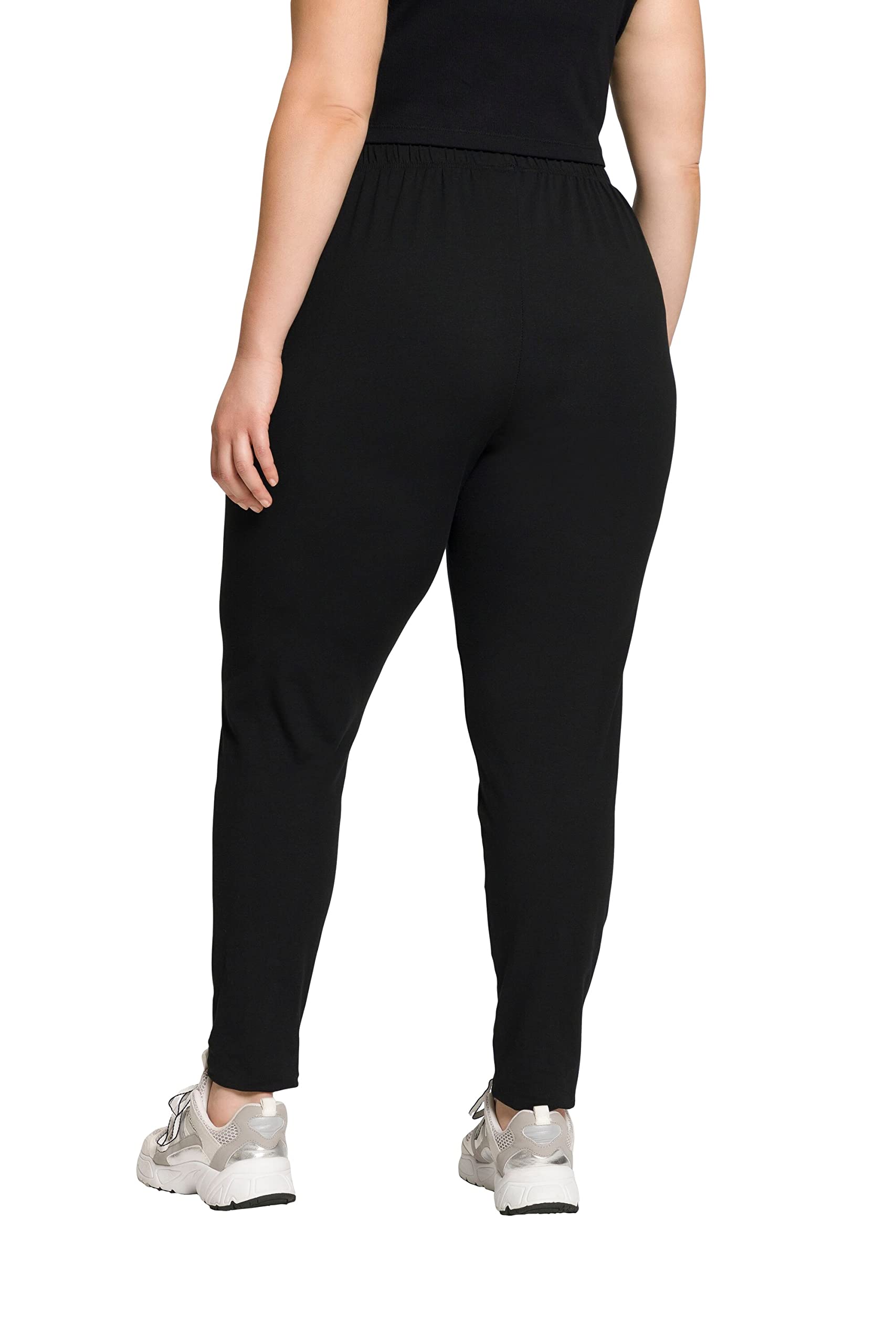 Ulla Popken Panie Legginsy, Odzież Damska, Czarny (schwarz 10), 50/52 PL