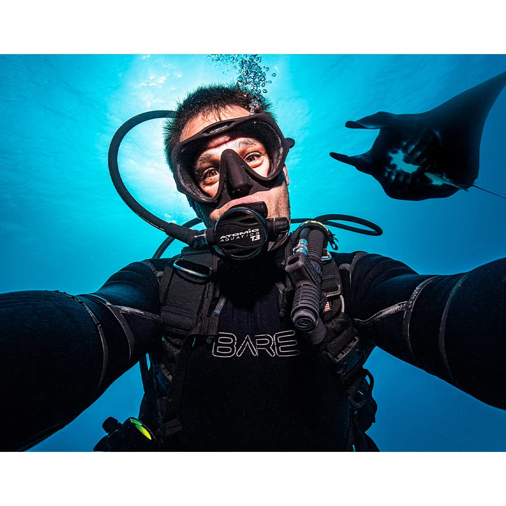 Atomic Aquatics - Máscara sin Marco para Buceo y esnórquel