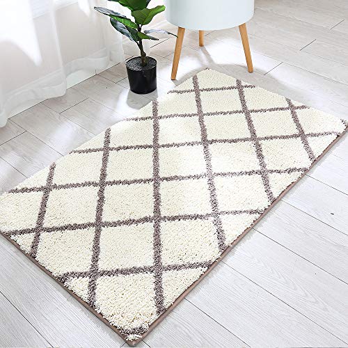 Trellis Area Rug Made of 100% Polyester Extra Soft and Non Slip,Specialized in