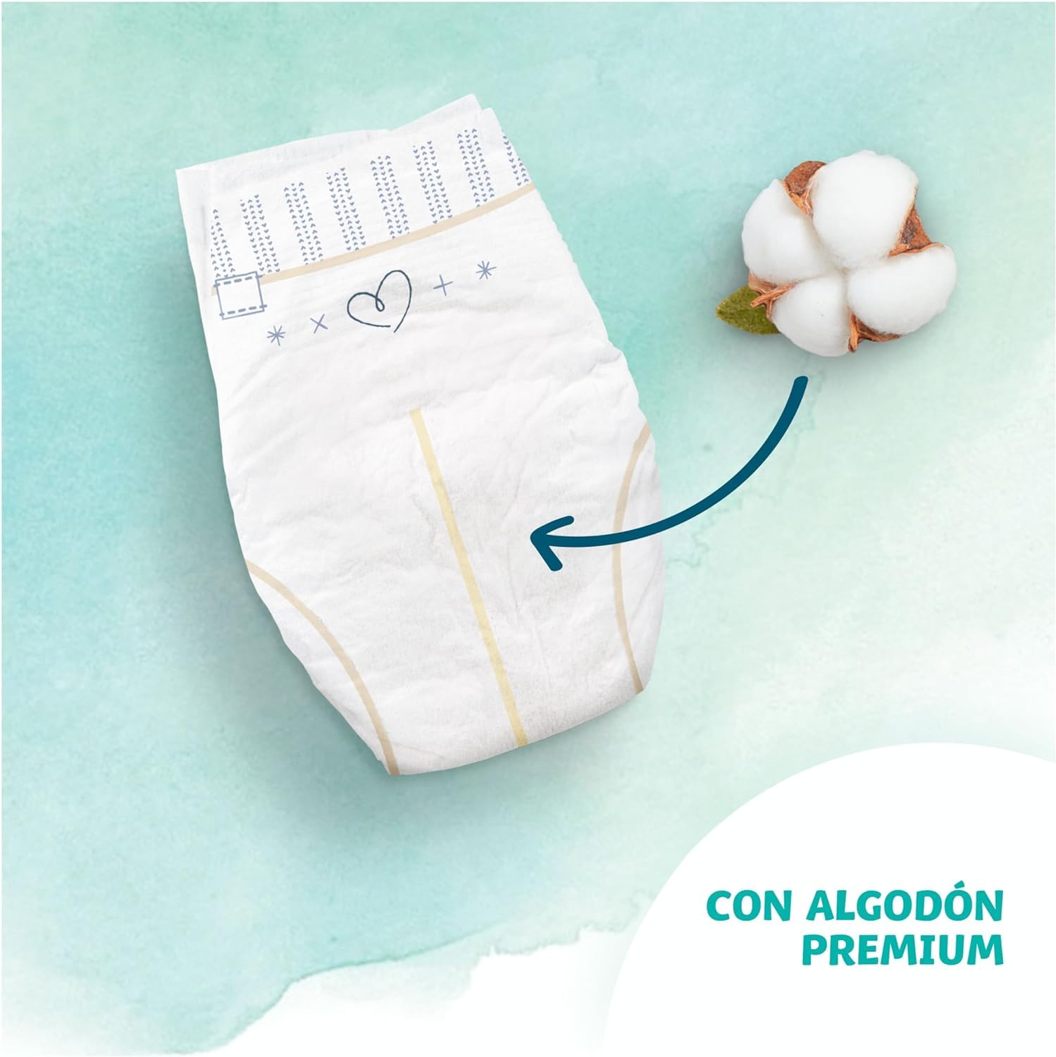 Dodot Bebé Cuidado Total Pañales, Talla 5, 11-16 kg, 108 Pañales, Suave Protección de la Piel de Dodot con Ingredientes de Origen Vegetal