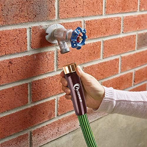 Miniatura 7 de Persevere Manguera de jardín ligera, sin torceduras, manguera de riego suave para regar césped, patio, jardín, lavado de autos y limpieza del hogar