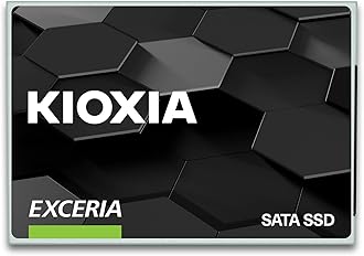 KIOXIAEXCERIA SATA SSD 960GB - 2.5” Serial ATA (SATA) 6 Gbit/s, Read/Write Speed up to 555/540 MB/s, Internal Drive for Notebook/Laptop, Desktop PC, HDD Upgrade (LTC10Z960GG8)