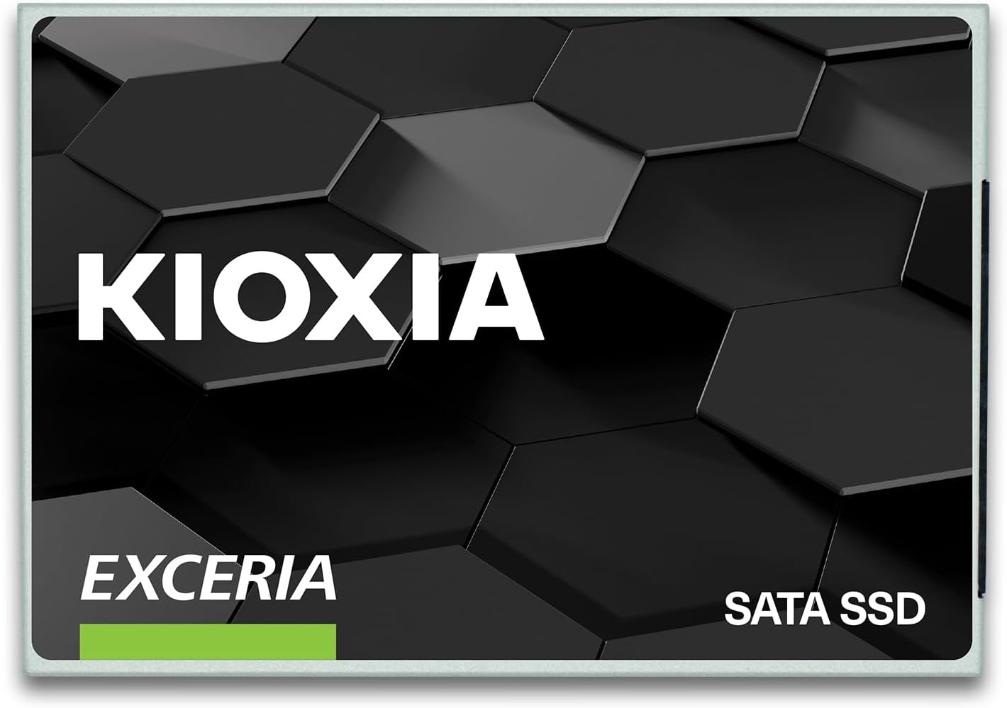 KIOXIA EXCERIA SATA SSD 960GB - 2.5” Serial ATA (SATA) 6 Gbit/s, Read/Write Speed up to 555/540 MB/s, Internal Drive for Notebook/Laptop, Desktop PC, HDD Upgrade (LTC10Z960GG8)