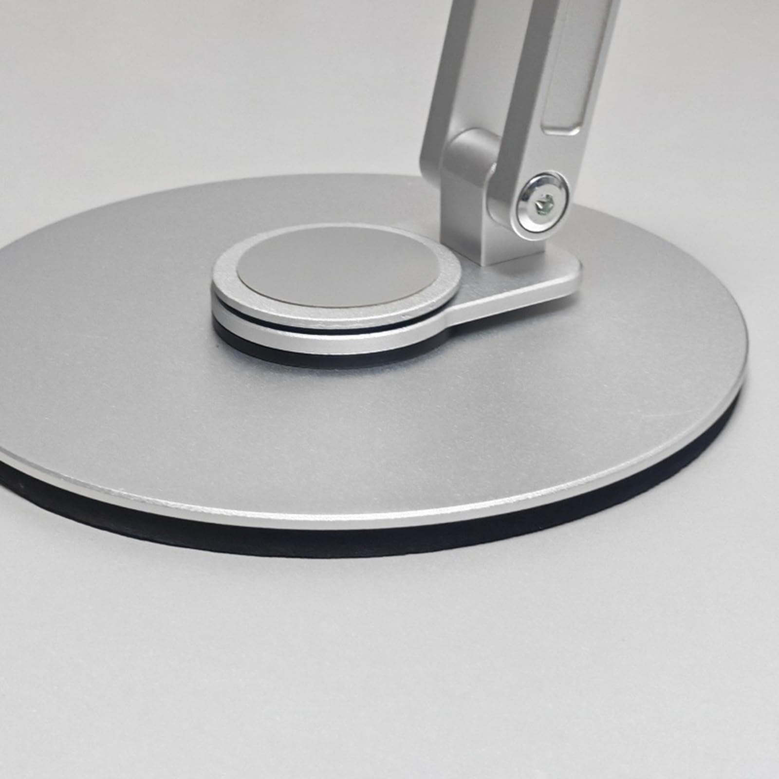 Supporto per telefono in lega di alluminio 360 rotante 16 cm, argento | Design pieghevole portatile per tablet e telefoni, supporto in alluminio con altezza