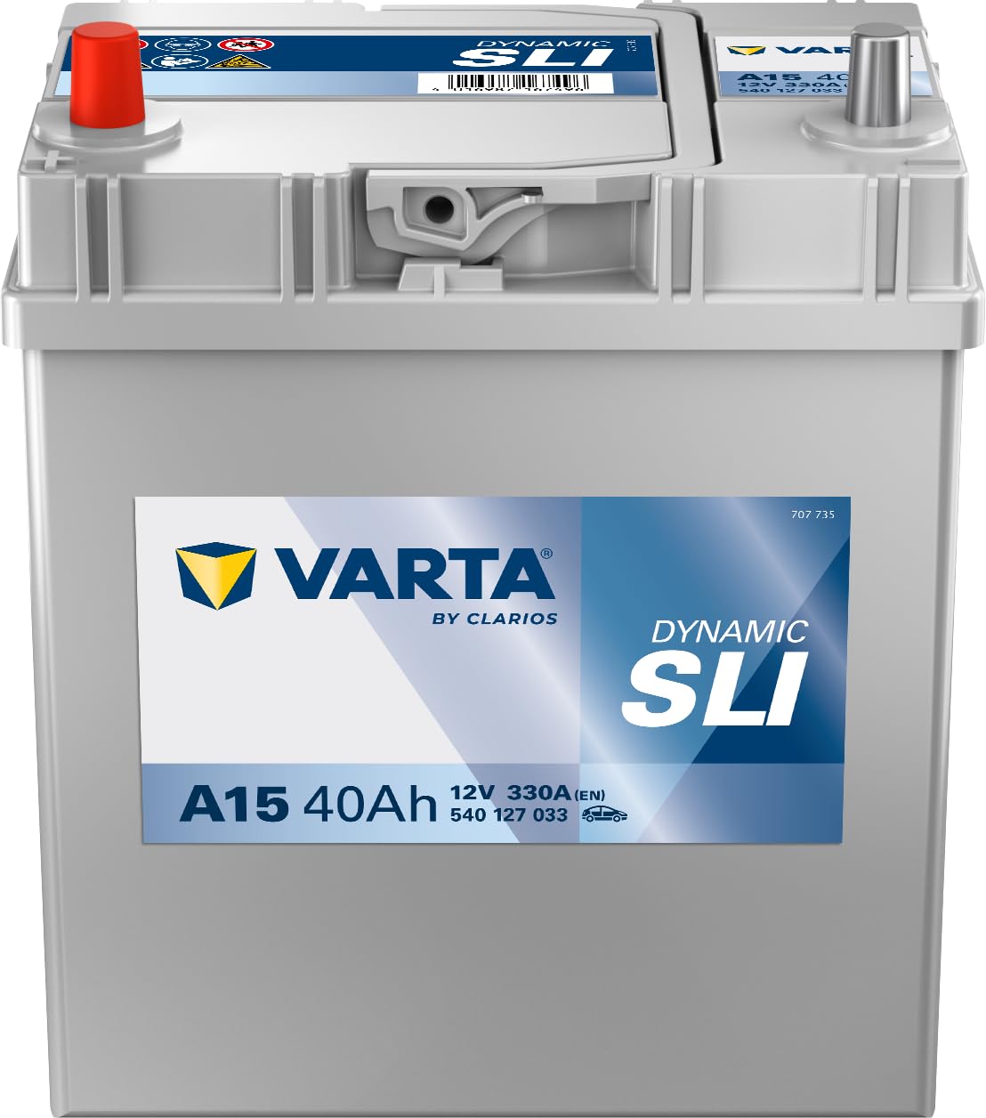 Varta Blue Dynamic A15 Batterie Voitures, 12 V 40Ah 330 Amps (En)