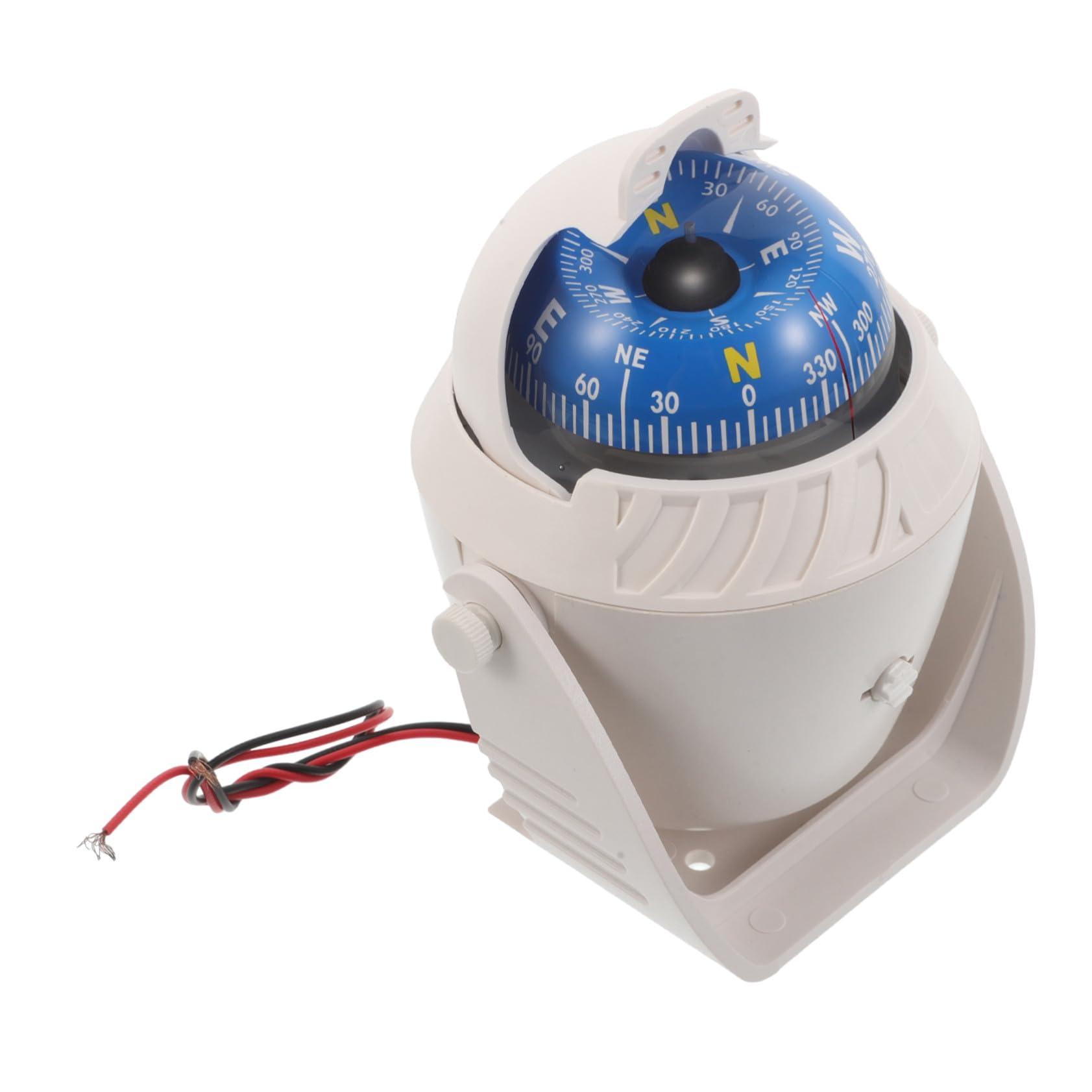 WOONEKY Brújula Marina con Bola de Navegación Ajustable para Coche Barco Camión y Montaje Resistente para Guía Direccional Precisa