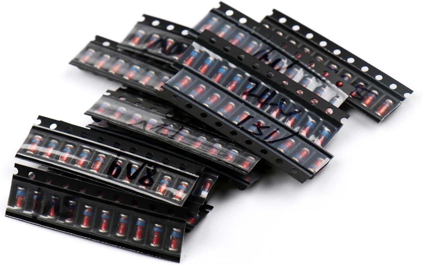 CAALO 30 Pieces/lot LL41 SMD Zener Diode Kit 1W Diode 3V3-36V 5% Assortment Kit