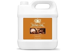 32 OZ Tung Oil For Wood Food Safe: Stain Resistant Wood Sealer...
