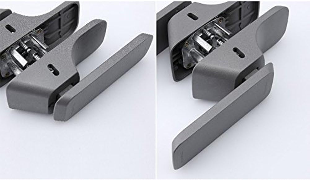 Push Pull One Touch Push Pull Easy DIY Door Knob Handles PPL-1701 (Gray)