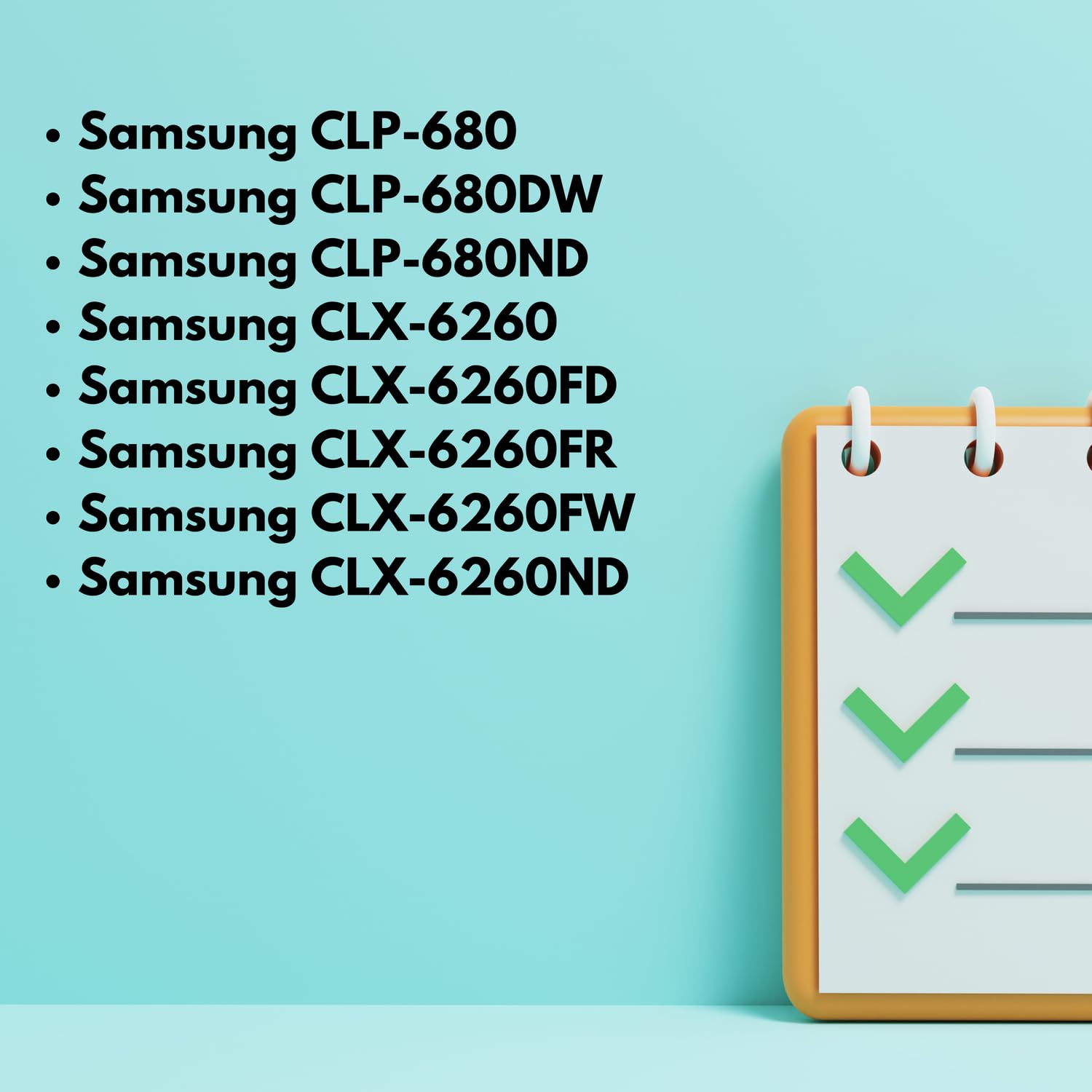 EVOKE CLT-K506L CLT-C506L CLT-M506L CLT-Y506L Toner Kompatybilny z SAMSUNG CLP-680 CLP-680DW CLP-680ND (Zestaw CMYK) 16500 Stron