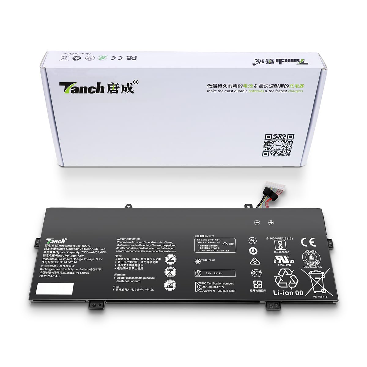 その他 HBK Amazon.com: Tanch Genuine Battery HB4593R1ECW 2ICP5/64/84-2