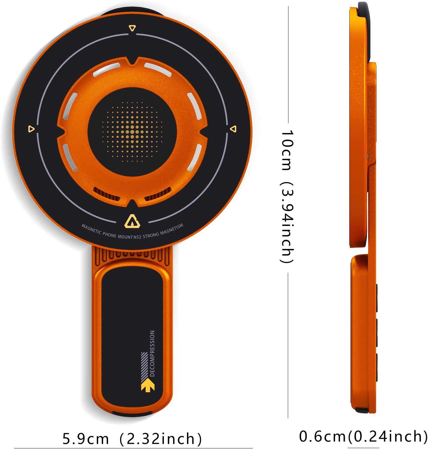 3-in-1 Magnetic Phone Grip Stand with 360° Roration Angle Adjustment, Silicone Finger Ring & Fidget Toy Design, Gym Dual-Sided Magnetic Phone Kickstand for All Phones - Image 7