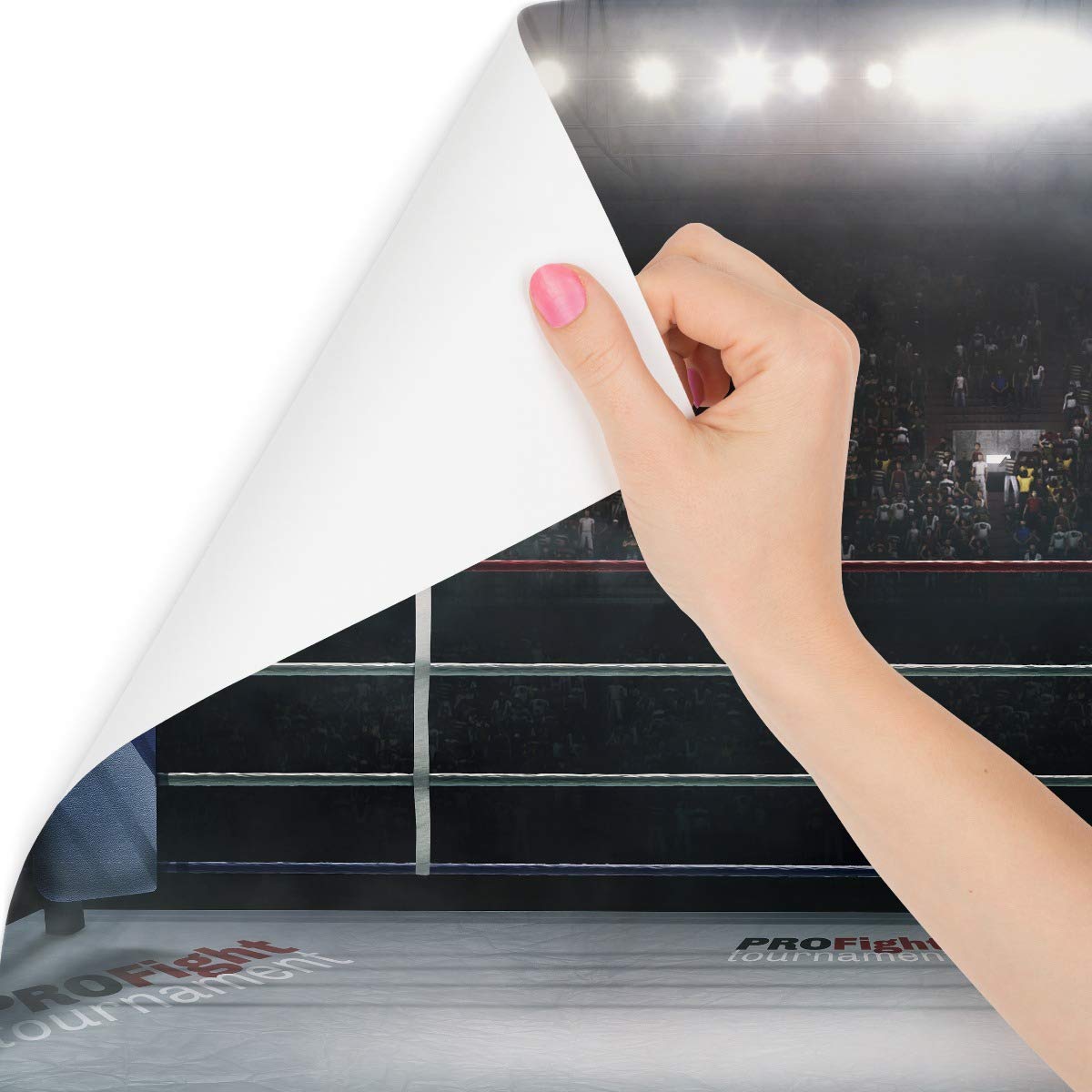Muralo Papier Peint Auto-adhésif Garage Ring de boxe Boxe Sport - 416x290 cm