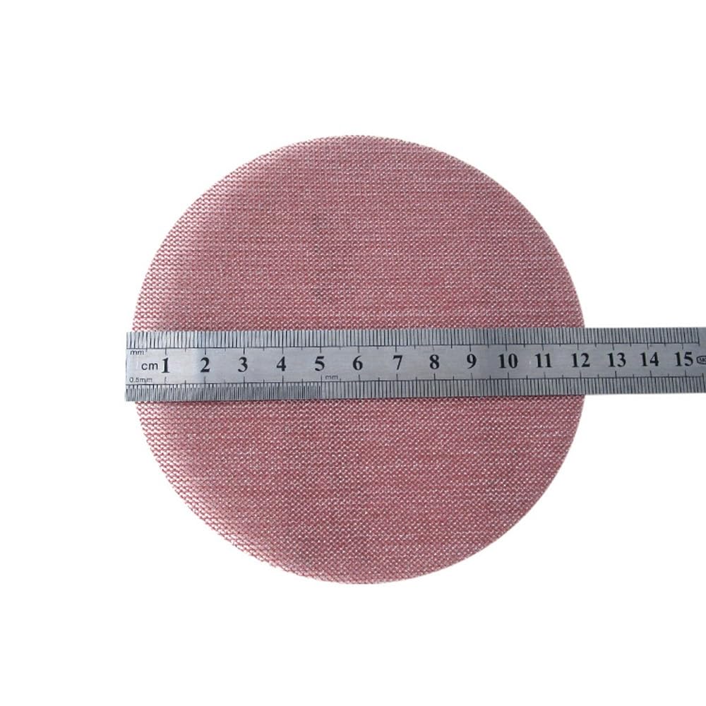 10 szt. tarcz szlifierskich z siatką 125 mm – z haczykiem i pętelką, o ziarnistości 80–800, bezpyłowe podkładki szlifierskie(180grit)