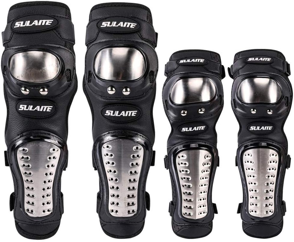 Guard Knee Elbow Pads Steel Stainless Sports Sport Headbands for Men Black : Sports & Outdoors
