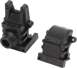 RC Differential Housing, RC Car Gear Box Housing Black Plastic High Strength Light Weight for 1/10 RC Off Road Car