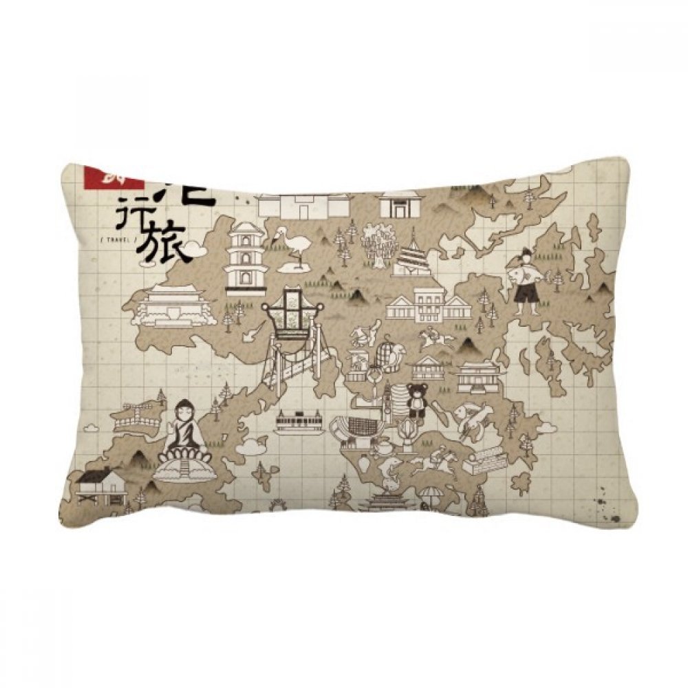 Coussin de Hong Kong pour Décoration Salon Asiatique et Confort Dos