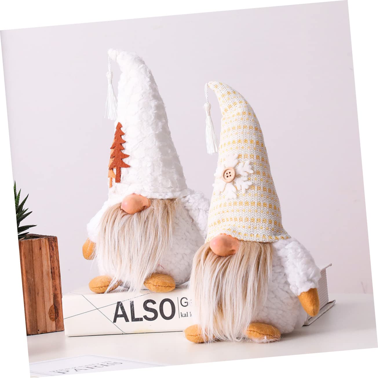 Zerodeko 3pièces GNOME De Noël Style Scandinave Décoration Festive pour Votre Maison Bureau Événement Ajout Charmant à Votre Ambiance De Fête