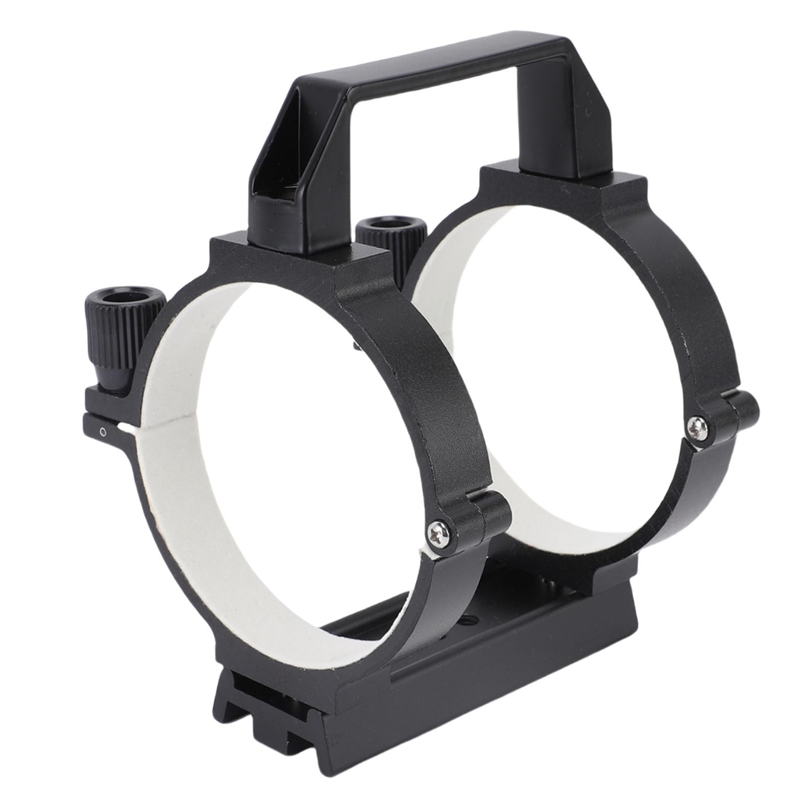 Anillo de Tubo de Telescopio Abrazadera de Aluminio Versátil para Tubos de Telescopio de 80-90 Mm Protege el Tubo Ideal para Observación Al Aire Libre