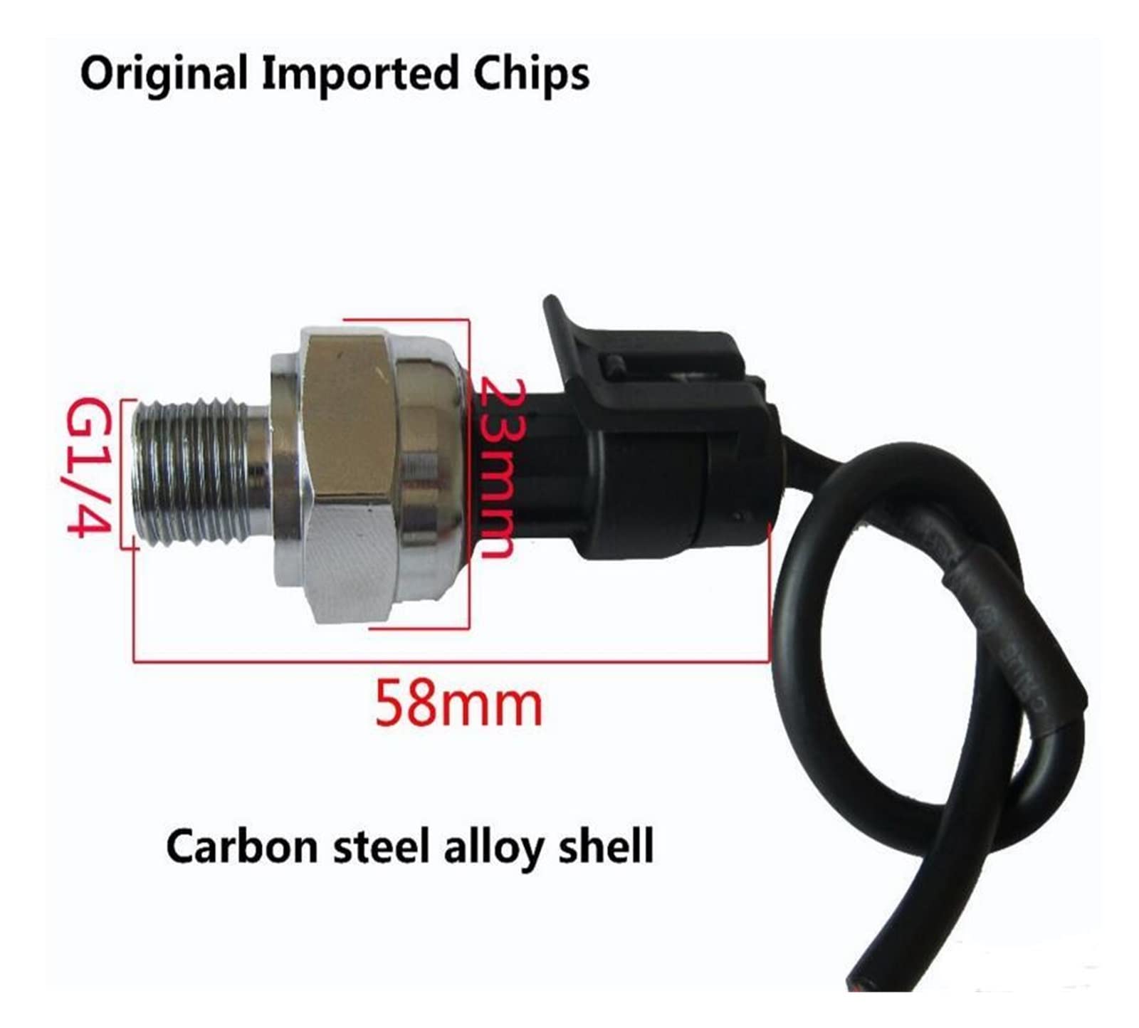 G1/4 DC5V 0-1.2 MPa Sensore Pressione Acqua, Sensore Trasduttore Pressione Sensore Trasduttore Olio Combustibile Gas Acqua Aria