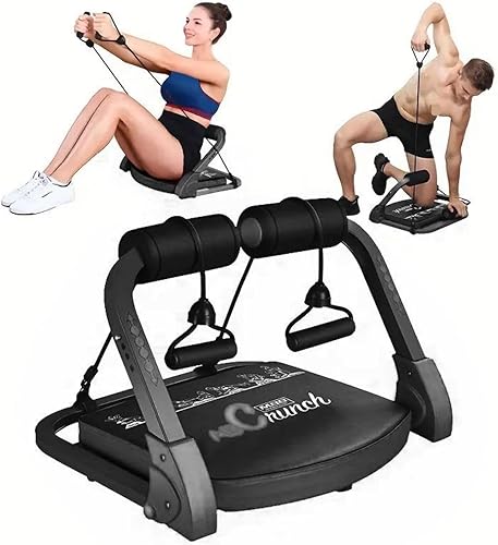 Miniatura 10 de Máquina de Abdominales Equipo de Entrenamiento Abdominal Máquina de Sentadillas y Equipo de Ejercicio Máquina de Abdominales para Entrenamiento de
