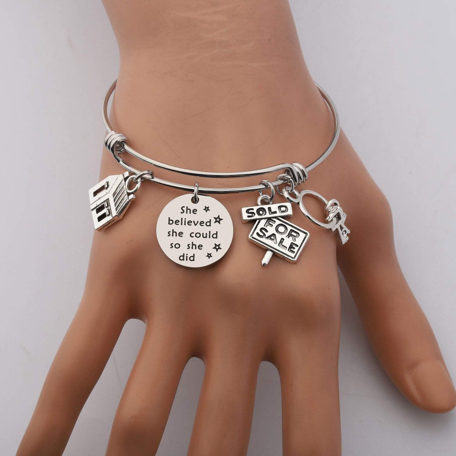 Real Estate Agent Charm Bangle Realtor Jewelry Gift Jamaica Ubuy