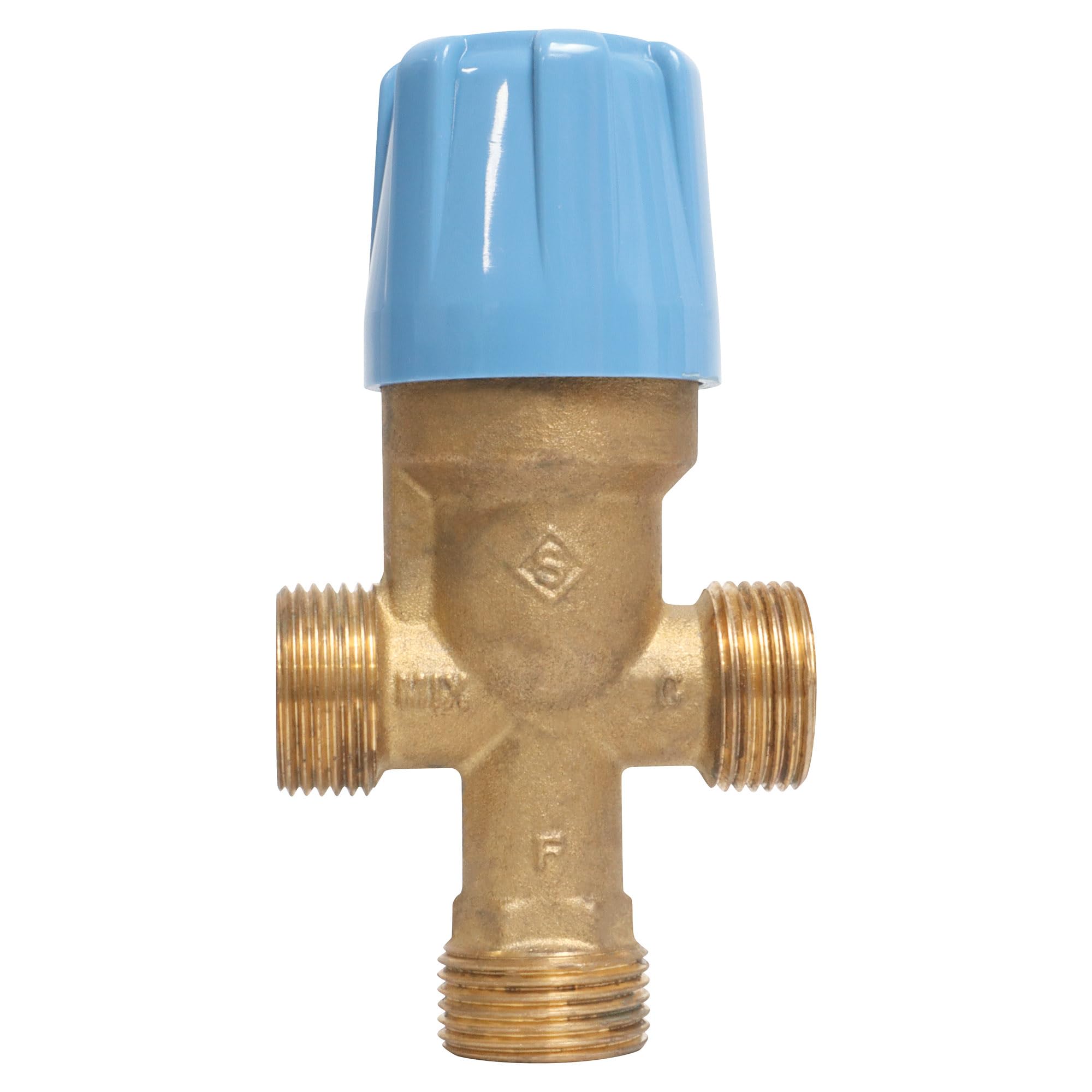 SOMATHERM FOR YOU, Limiteur de température réglable 25°C-55°C pour Chauffe-Eau, évite Les brûlures, clapets Anti-Retour, Pression Max 10 Bars, débit 25 l/MN, Installation Facile