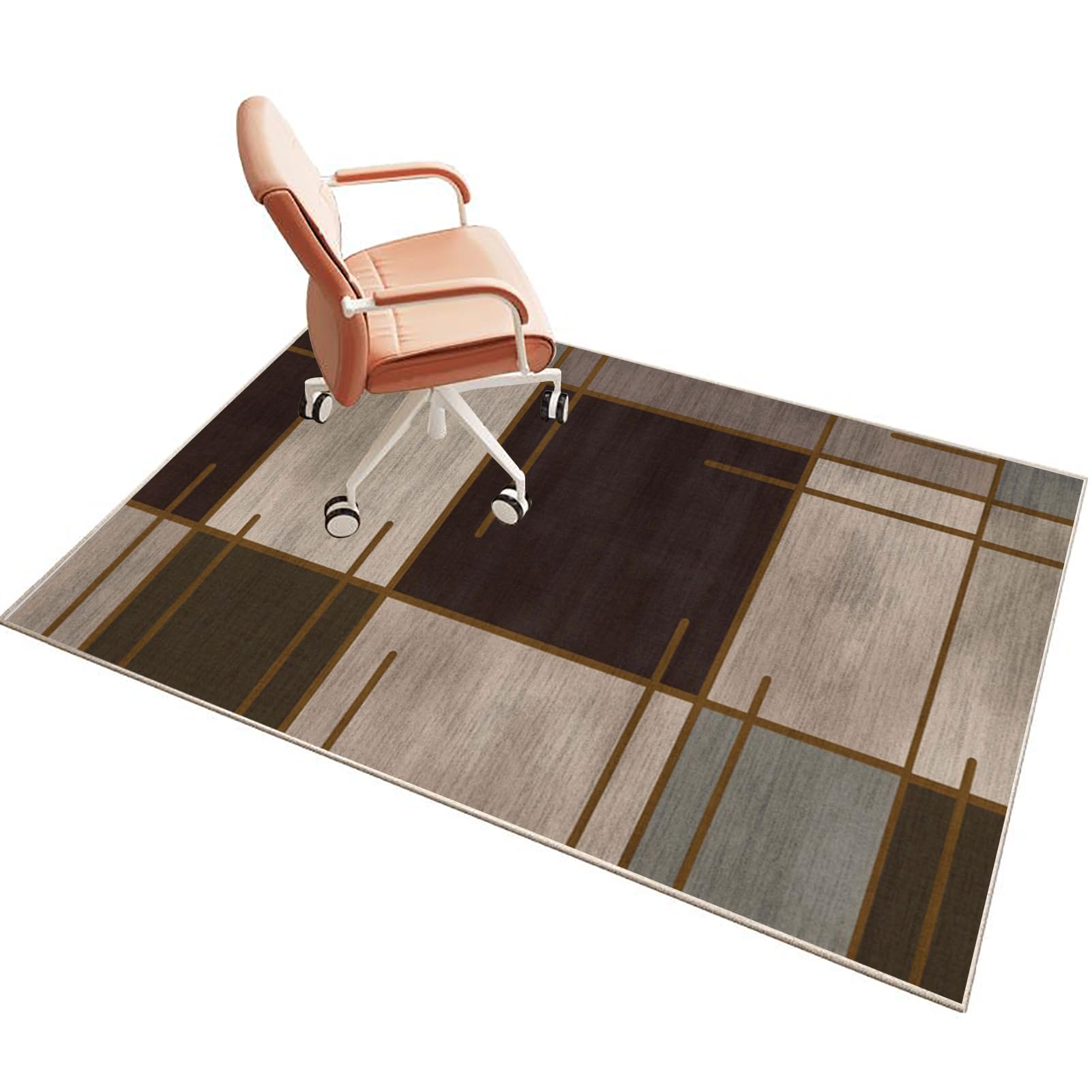 Floor Protection Mat for Hard Floor 200 x 230 cm Desk Chair Mat for Carpet Office Chair Mat for Carpeted Floor Gaming Chair Mat for Hardwood Floor Floor Protectors for Rolling Chairs Protector Rug