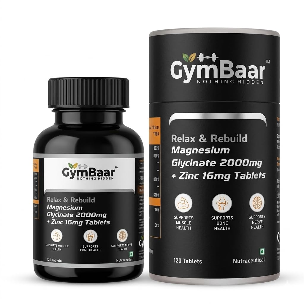 Magnesium Glycinate and Zinc Formula for Muscle Recovery and Sleep Support, 120 Tablets, 2000mg Magnesium Glycinate with 16mg Zinc Sulphate-image-30