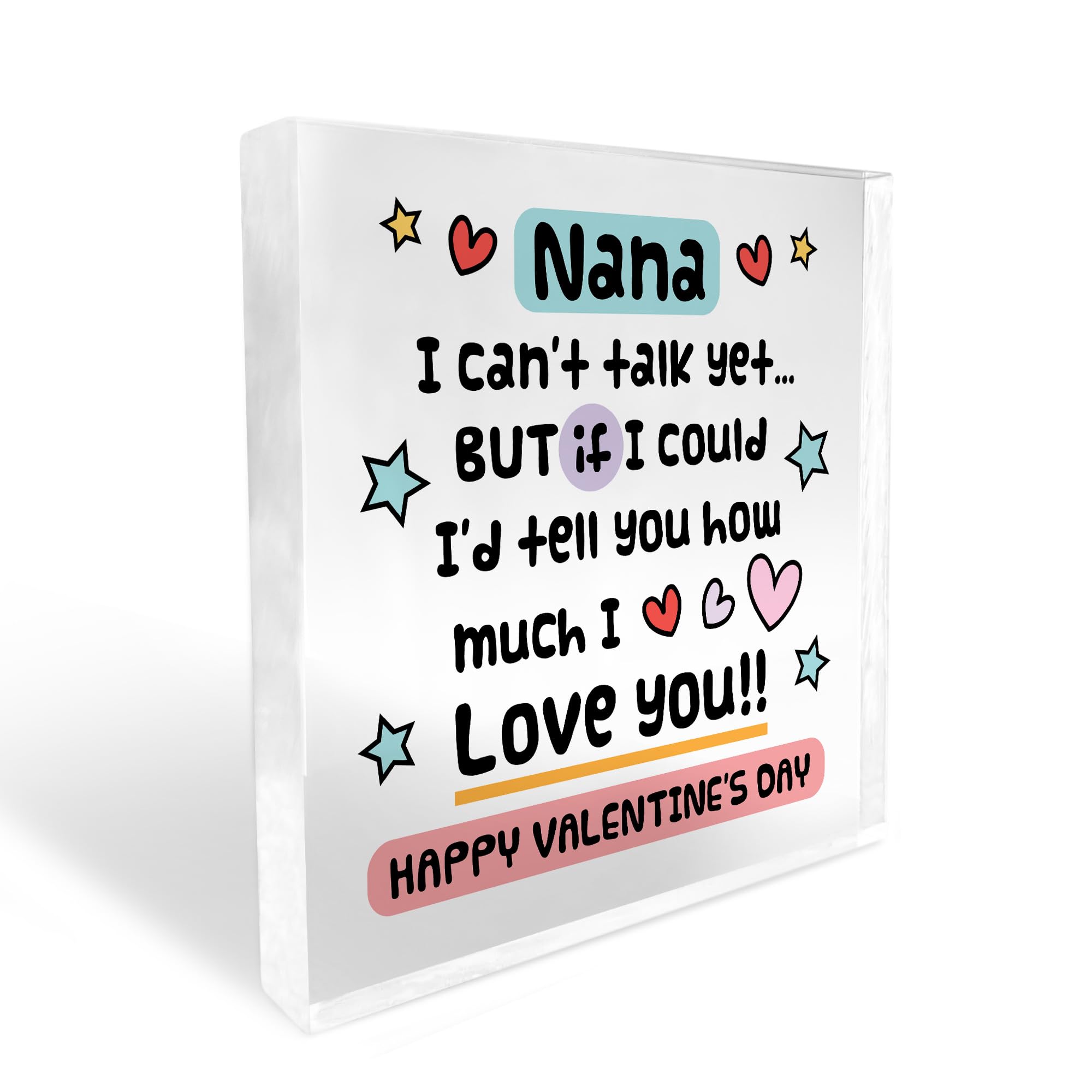 Red Ocean Happy Valentines Gift For Nana, Valentines Gift For Nana, Gift From New Baby, Nana Gifts, Gift From Granddaughter Grandson, Valentines Gifts For Her