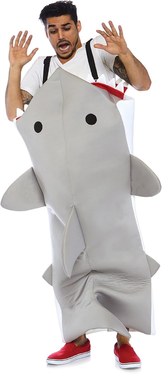 Leg Avenue Mens Man-Eating Shark and Alligator Halloween Costume