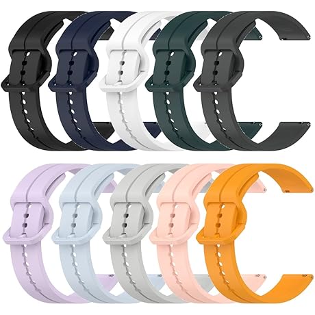 Misfit Command Watch Band: 20MM Premium Silicone Replacement Strap for Vapor/Vapor 2/Vapor X Watches