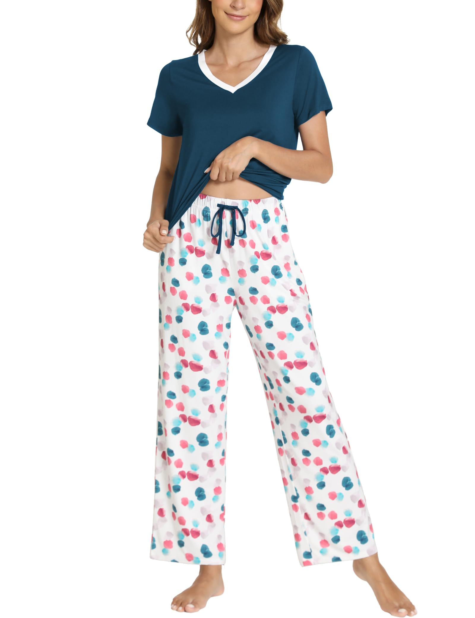 GYS Short Sleeve V-Neck Set