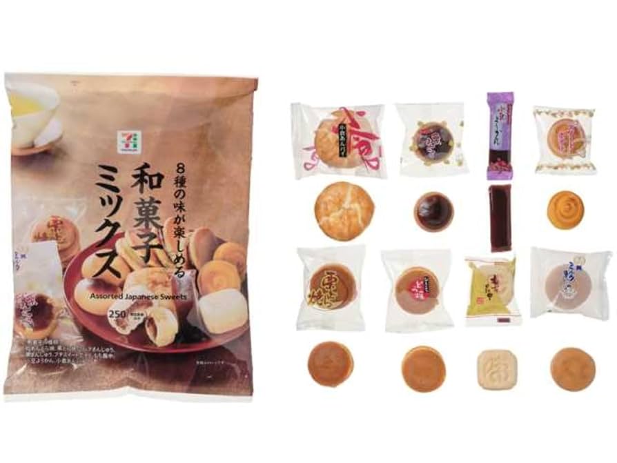 和菓子ミックスの袋 Amazon | セブンイレブン 和菓子ミックス セブンプレミアム
