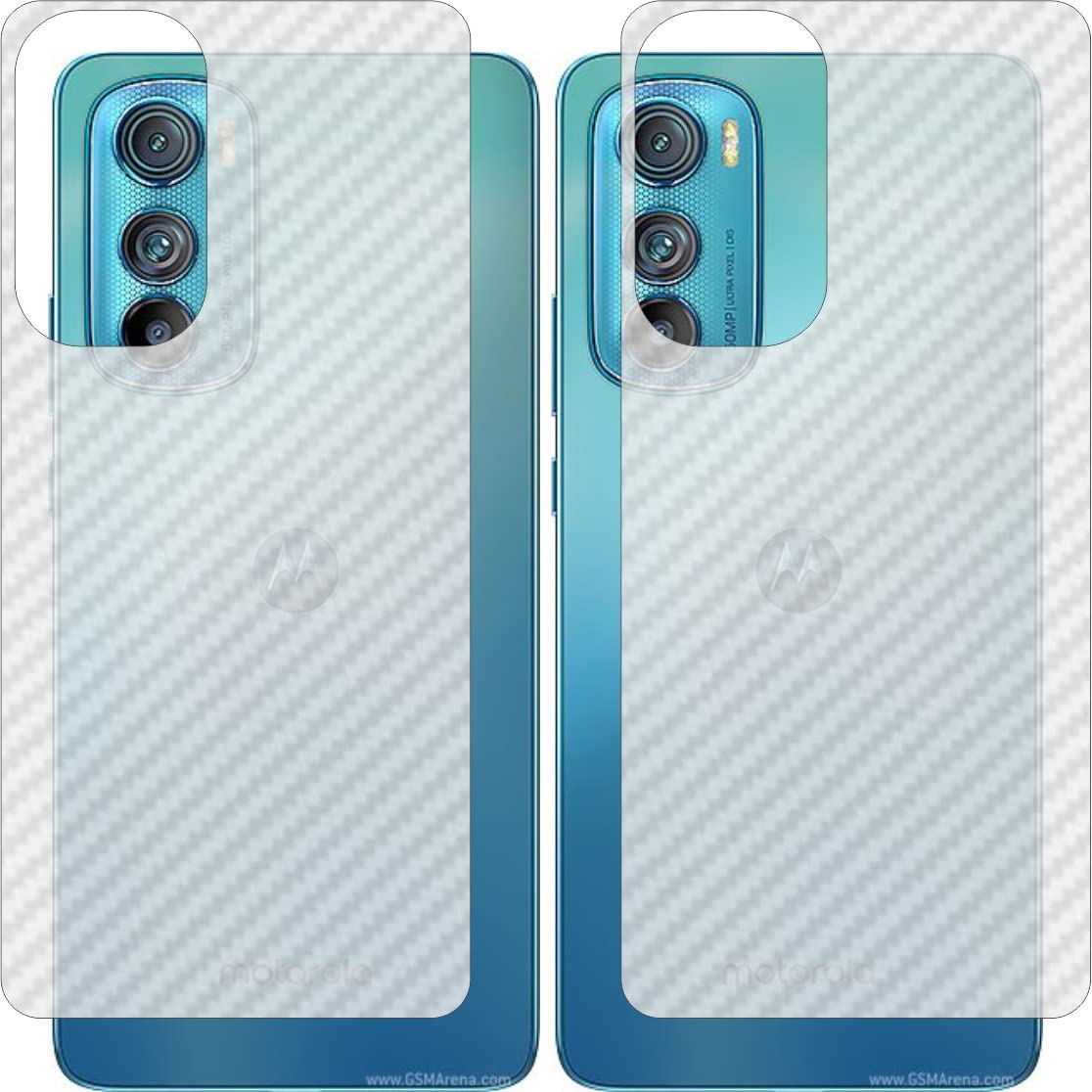 FASHEEN MOTO EDGE 30 Back Screen Guards, Back Skin, Rear Screen Protector, 3D Carbon Fiber Protection, Not a Tempered Glass for MOTO EDGE 30 (Pack of 2) (B0BKH48S6H) Amazon Price History, Amazon Price Tracker