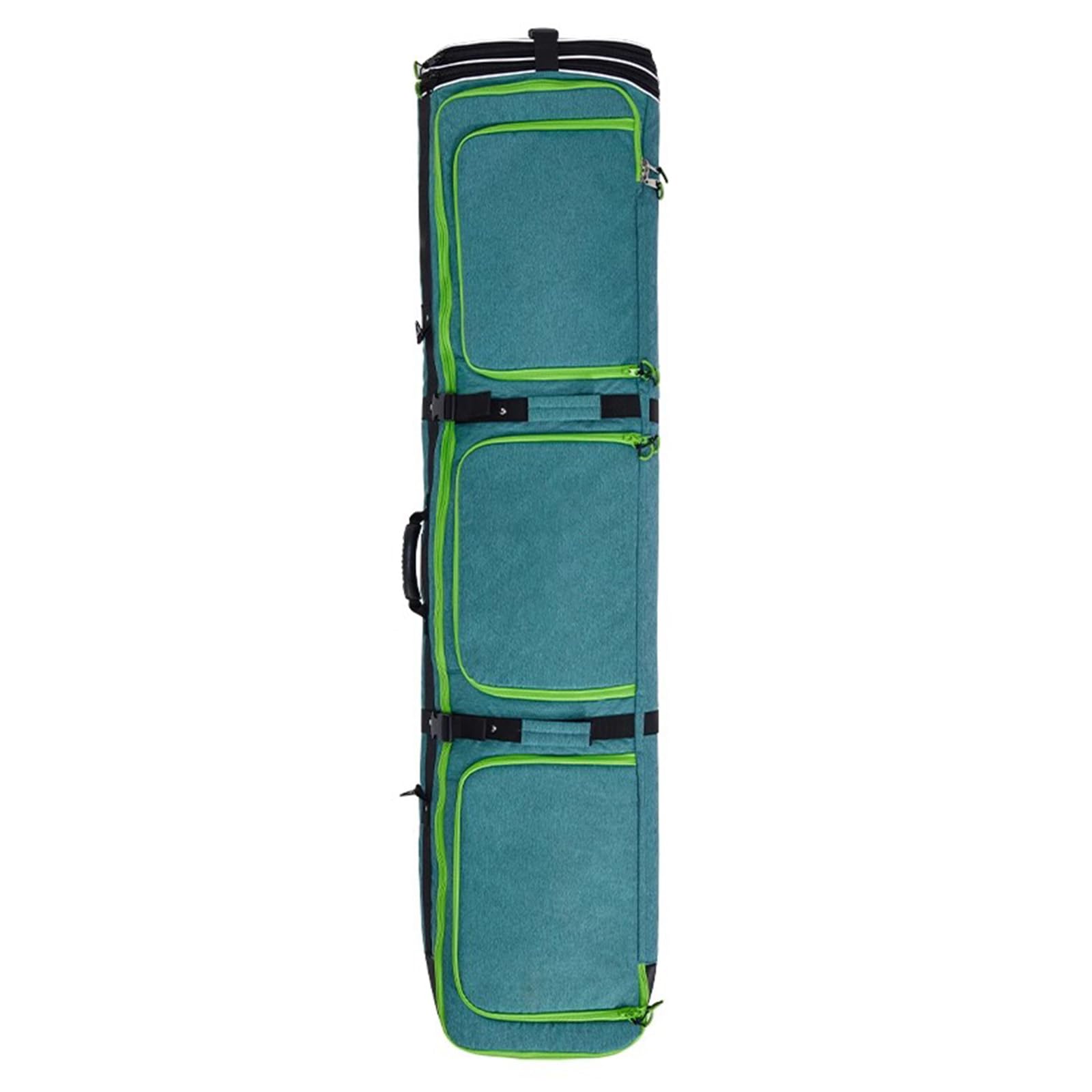 Sac À Skis À roulettes, Sac À Snowboard Rembourré Et Imperméable À roulettes pour Les Voyages en Avion, Convient Aux Skis Et Aux Chaussures, Extensible De 175 À 190 cm
