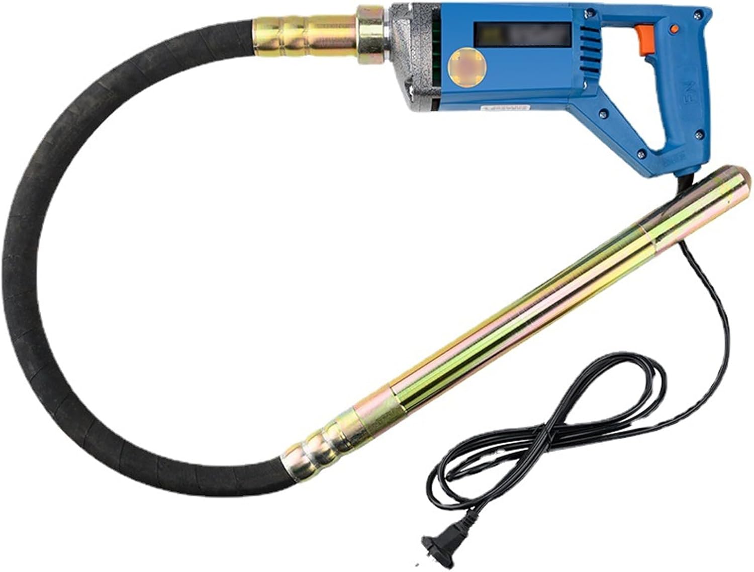 800W Handheld Concrete Vibrating Tool,Concrete Vibrator for Small Jobs,Electric Concrete Vibrabrater,Portable Electric Cement Vibrator,Equipped with 1m/1.2m/1.5m Hoses,for Road Constr(Size:1.5 meters)