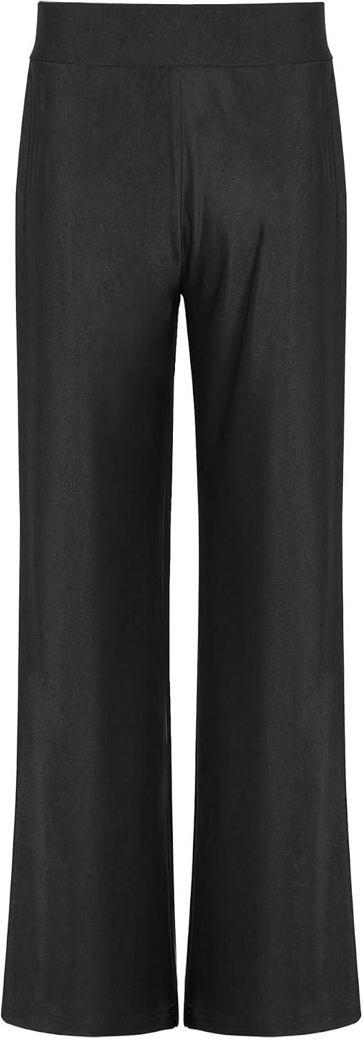 Linjinx Kids Boys Figure Ice Skating Pants Straight Leg Trousers Dance Practice Performance Competition Sweatpants