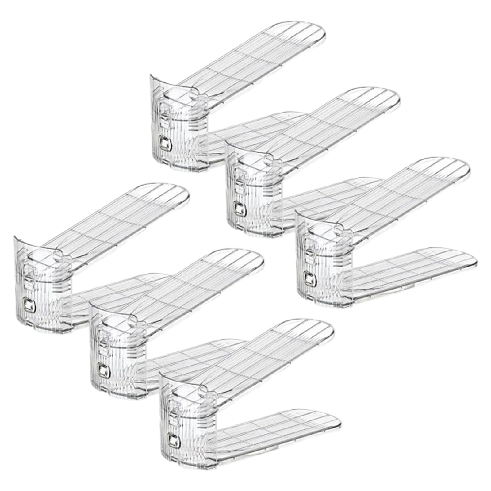 Ranuras De Calzado Contenedor de Almacenamiento con Altura Ajustable Doble
