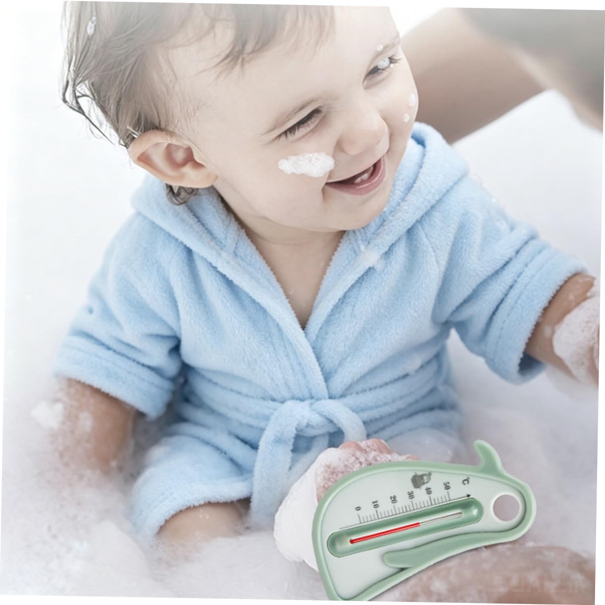 Bath Thermometer Penguin Shape Temperature Measurement Tool with Cartoon Design Safe Water Temperature for Bathing Random Color