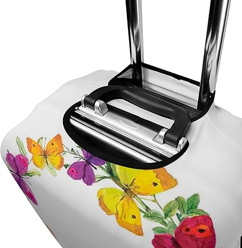 Miniatura 5 de Funda de equipaje de viaje, funda de maleta de viaje con mariposa, mariposa con hierbas, se adapta a equipaje de 30 a 32 pulgadas, lavable, a prueba