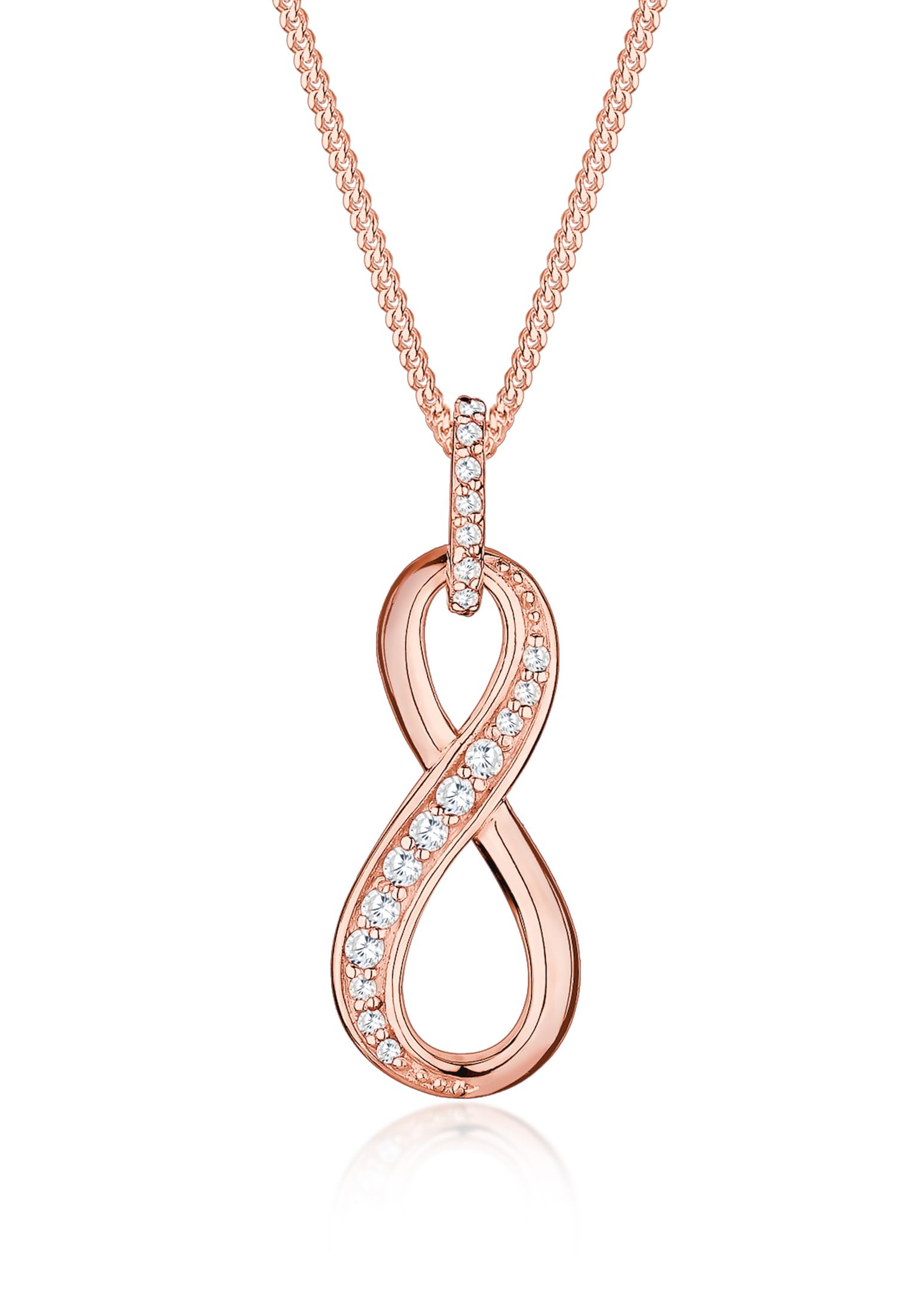 Elli Women Silver Pendant Necklace - 0107371717_45 - 45cm length