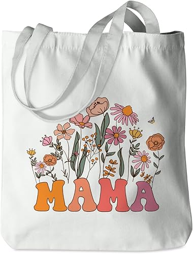 Vista 18 de Regalos para abuela, bolsa de mano de cumpleaños, día de la madre, regalos de jubilación para mujeres, mamá, nana mimi, bolsa de hombro reutilizable