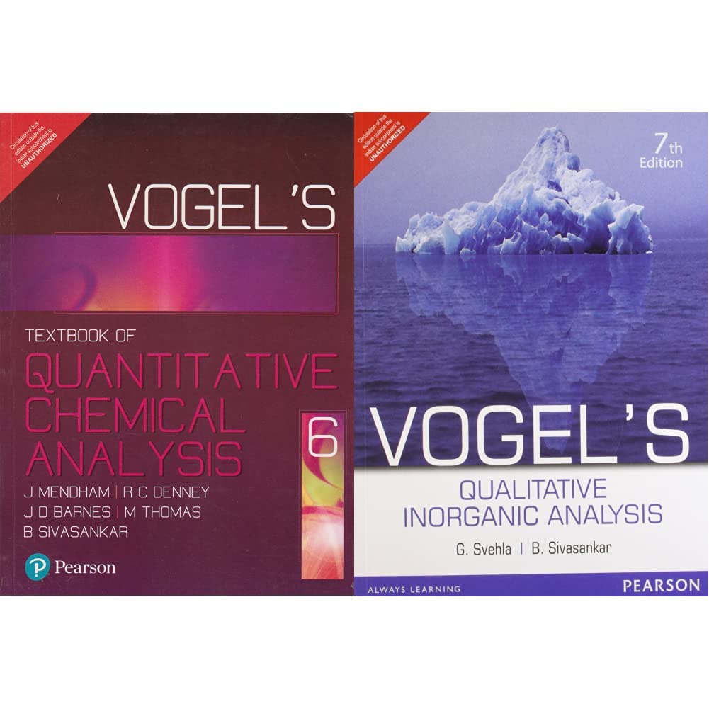 Vogel's Qualitative Inorganic & Chemical Analysis Bundle
