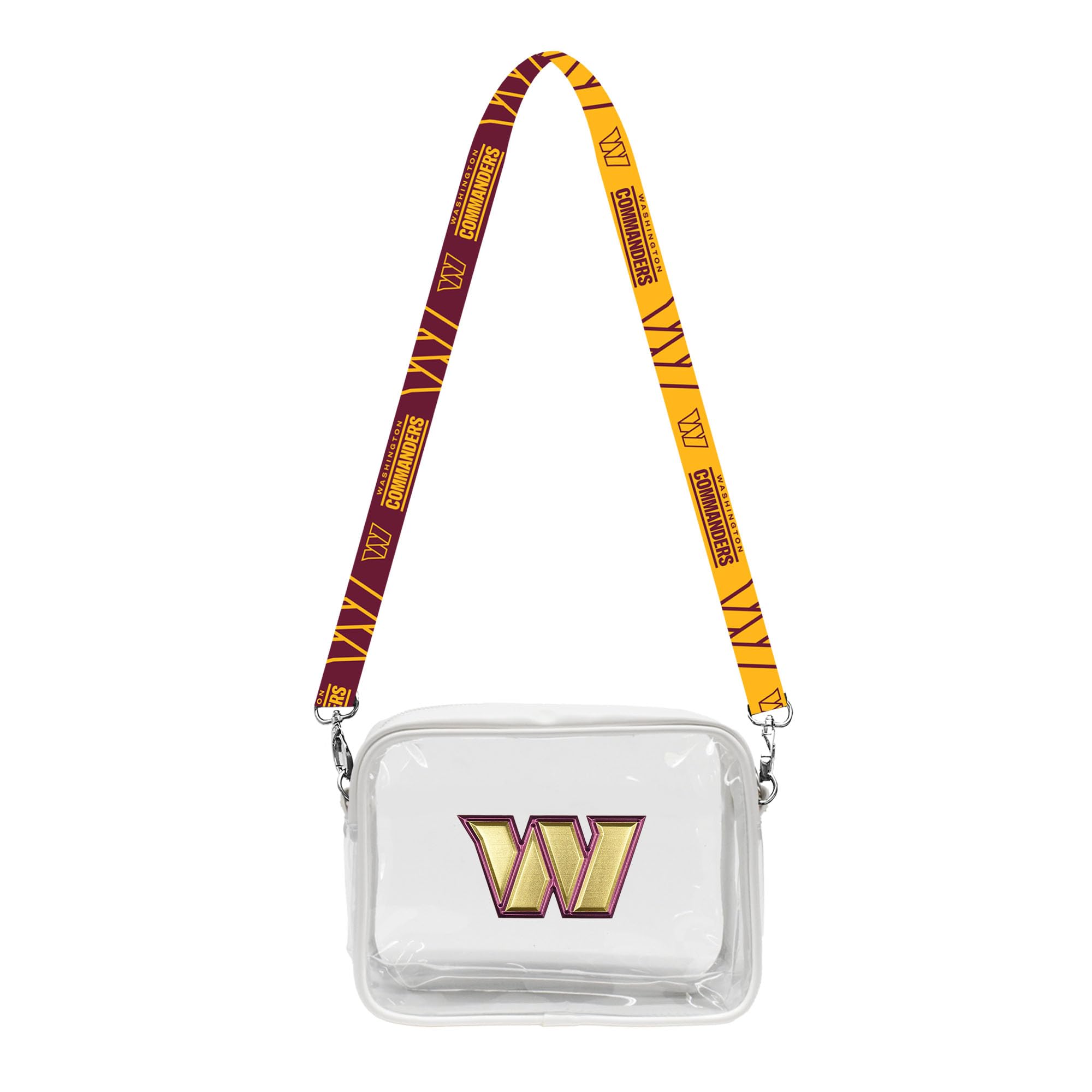 Littlearth Washington Commanders NFL Clear Fanny Fan Purse