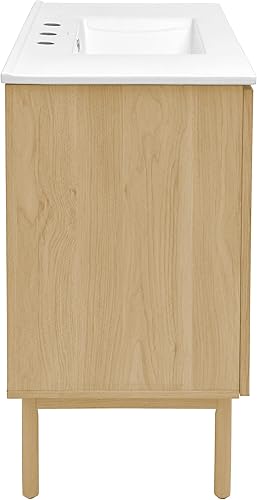 Vista 125 de Swiss Madison Classe - Lavabo de baño de roble de 24 pulgadas incluido