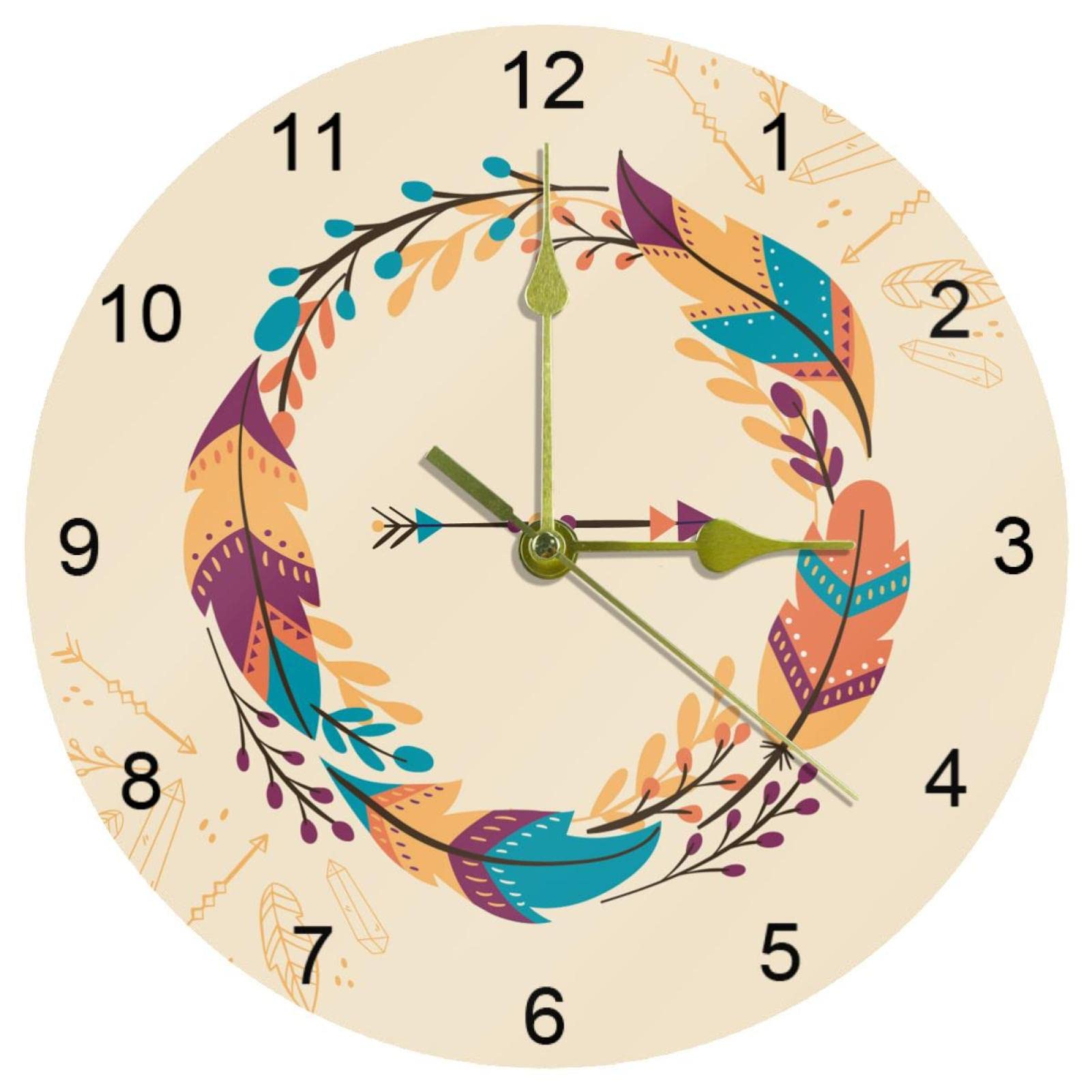 Horloge murale silencieuse à quartz sans tic-tac pour rester au calme